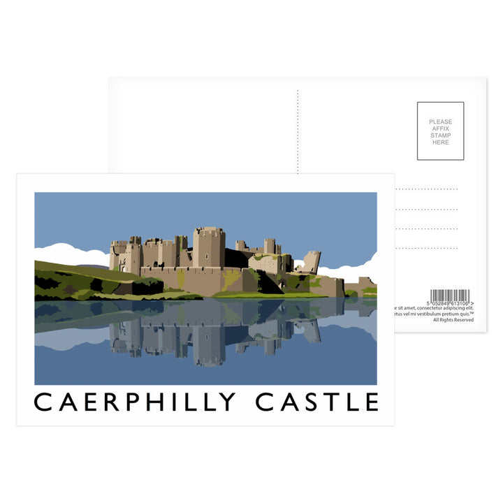 Caerphilly Castle, Wales Postcard Pack