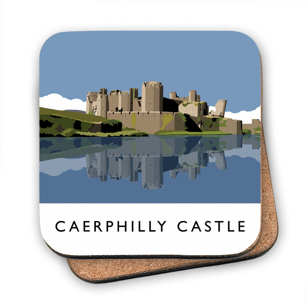 Caerphilly Castle, Wales MDF Coaster