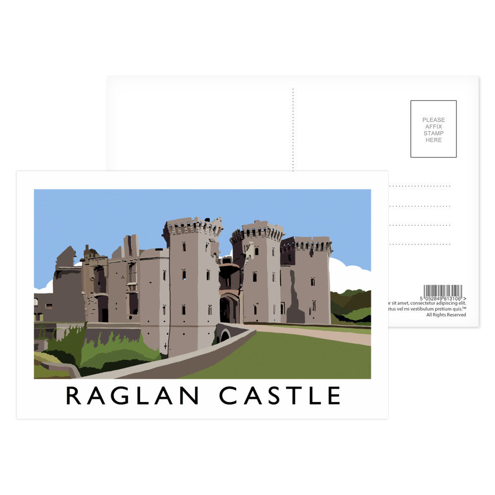 Ragland Castle, Wales Postcard Pack
