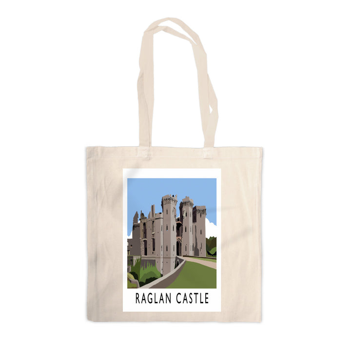 Ragland Castle, Wales Canvas Tote Bag