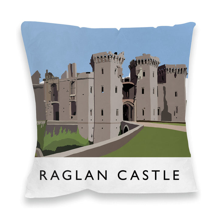 Ragland Castle, Wales Fibre Filled Cushion
