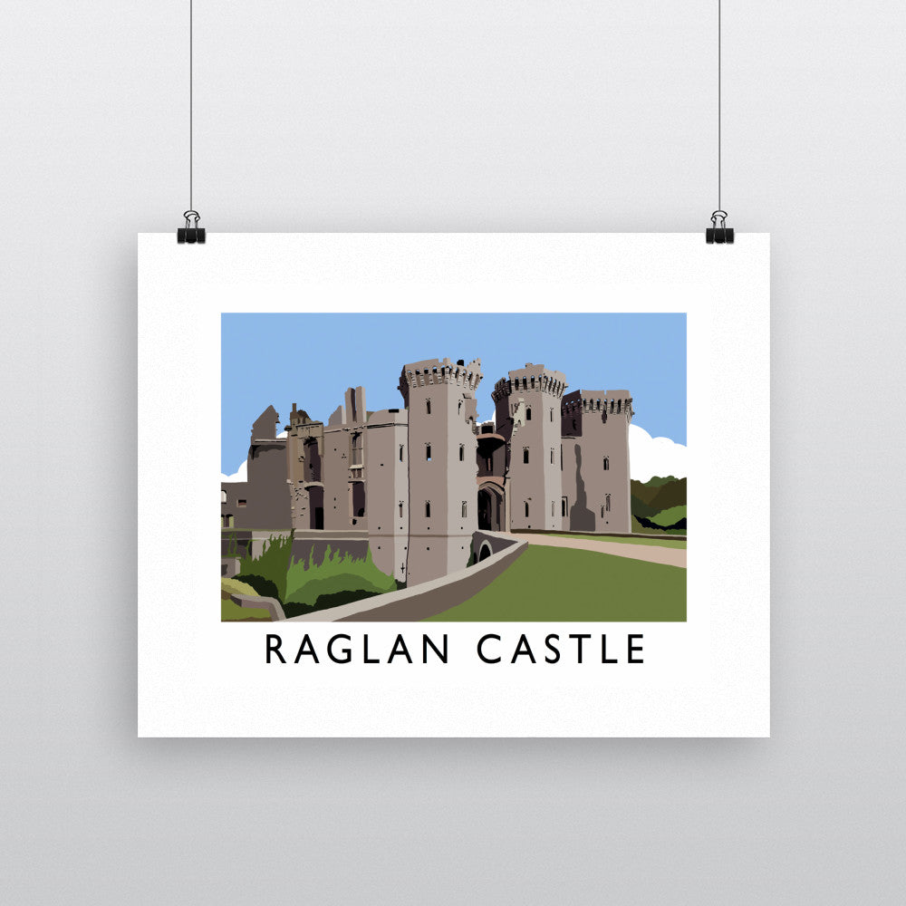 Ragland Castle, Wales 11x14 Print