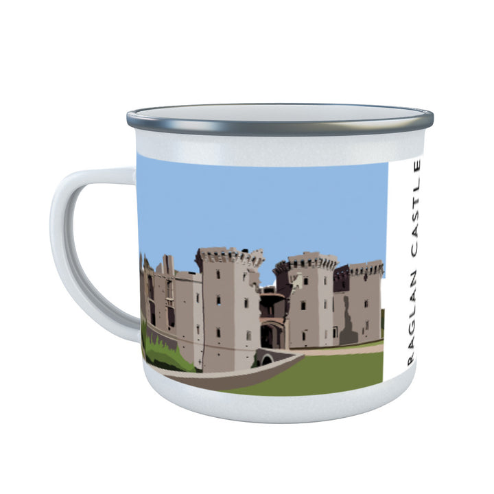Ragland Castle, Wales Enamel Mug