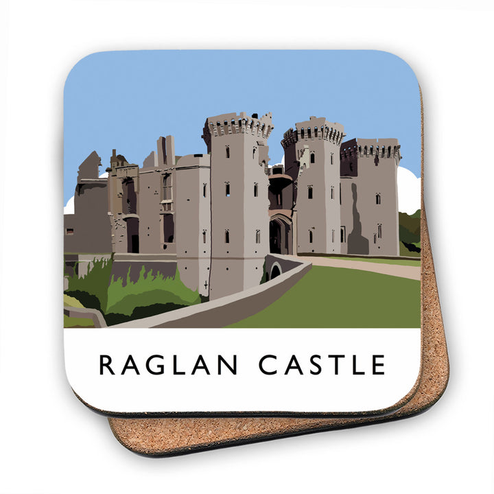 Ragland Castle, Wales MDF Coaster