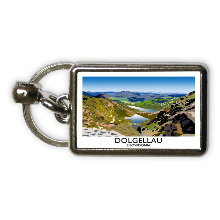 Dolgellau, Snowdonia, Wales Metal Keyring