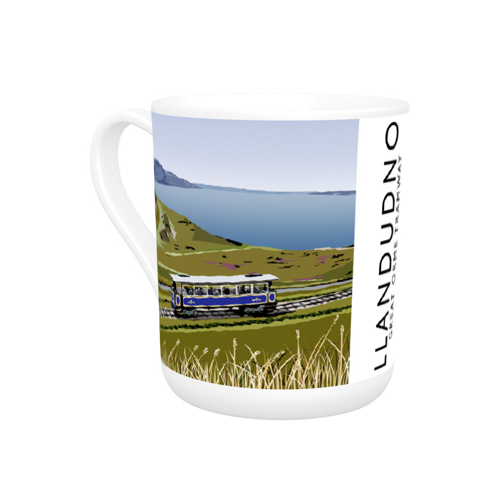 Llandudno, Great Orme Tramway, Wales Bone China Mug
