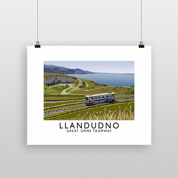 Llandudno, Great Orme Tramway, Wales 90x120cm Fine Art Print