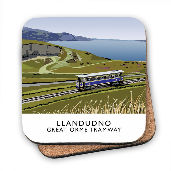 Llandudno, Great Orme Tramway, Wales MDF Coaster