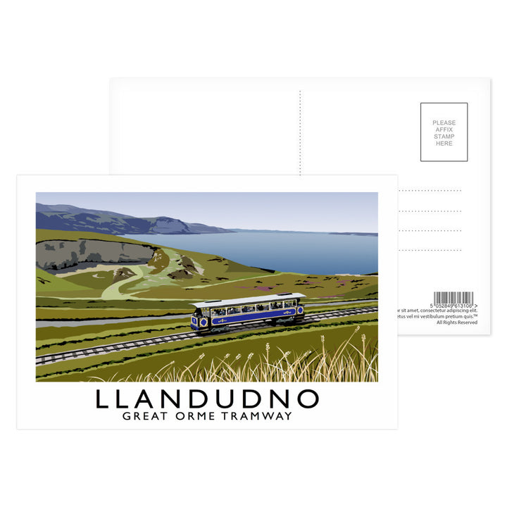 Llandudno, Great Orme Tramway, Wales Postcard Pack