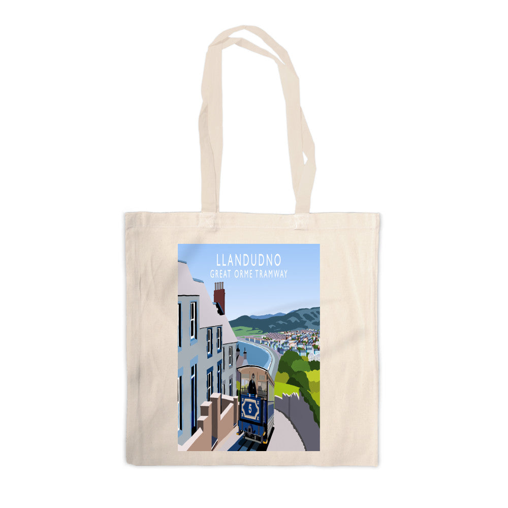 Llandudno, Great Orme Tramway, Wales Canvas Tote Bag