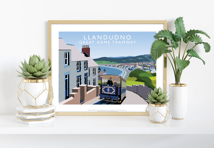 Llandudno, Great Orme Tramway, Wales - Art Print