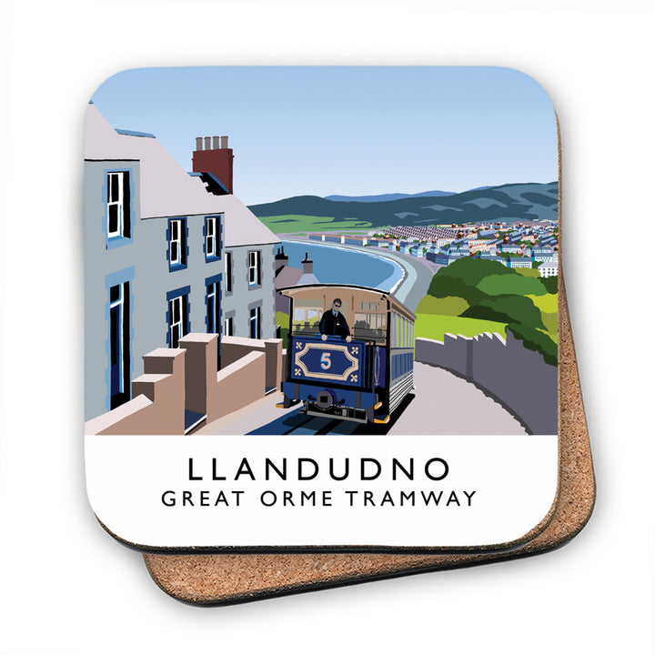 Llandudno, Great Orme Tramway, Wales MDF Coaster