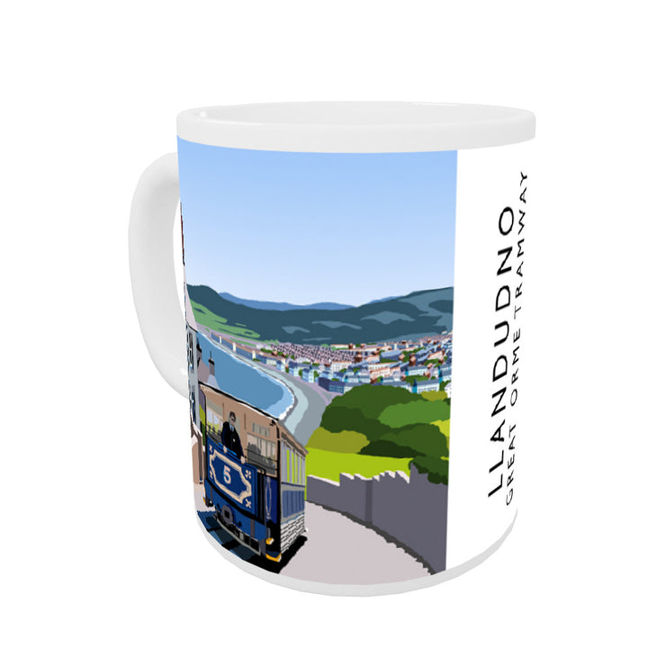 Llandudno, Great Orme Tramway, Wales Coloured Insert Mug