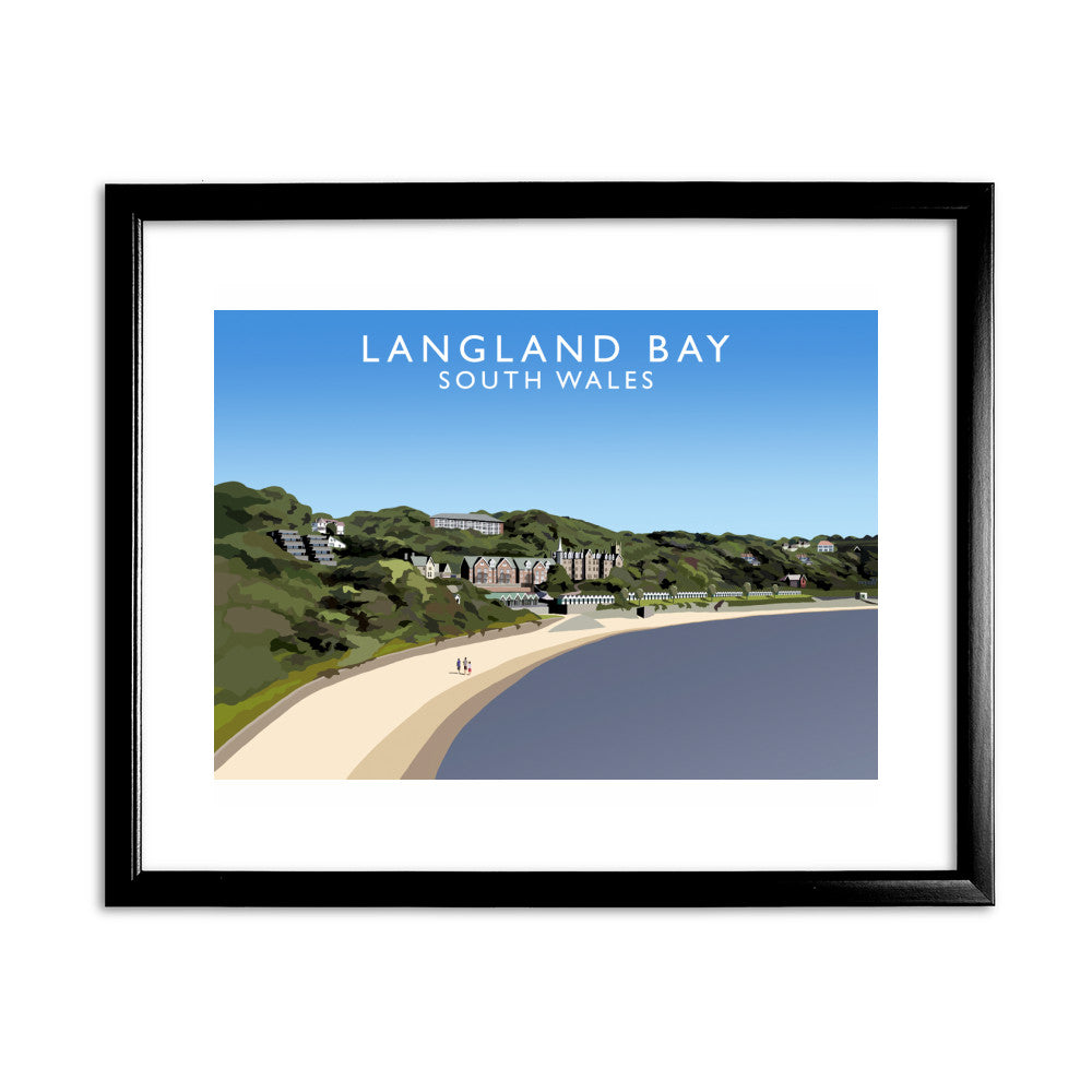 Langland Bay, South Wales - Art Print