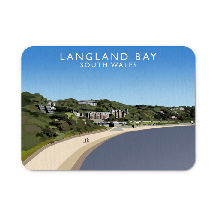 Langland Bay, South Wales Mouse Mat