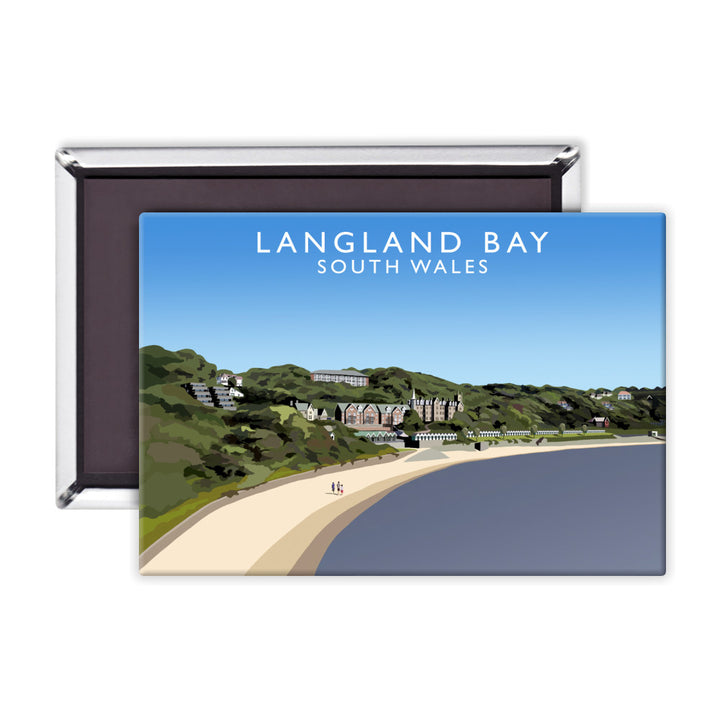 Langland Bay, South Wales Magnet