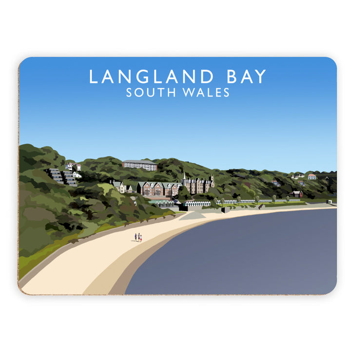 Langland Bay, South Wales Placemat