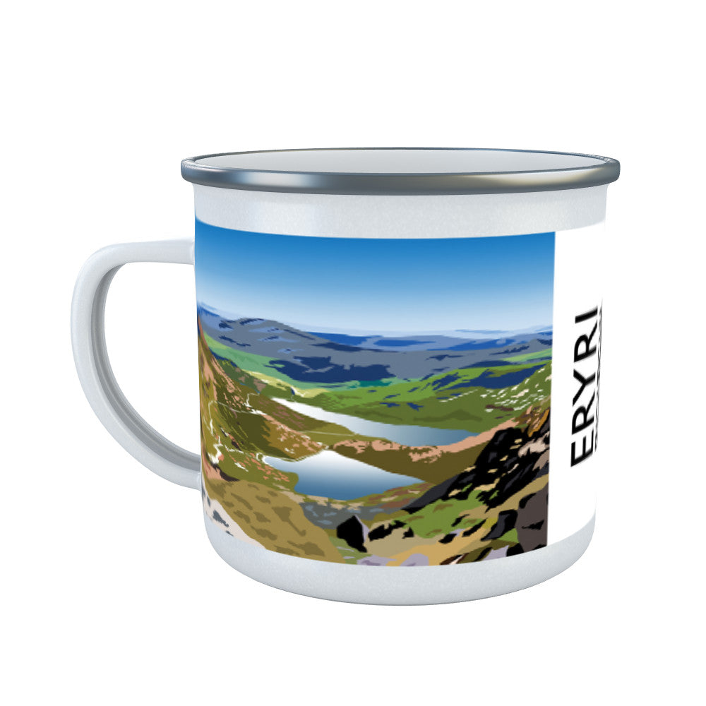Eryri, Snowdonia, Wales Enamel Mug