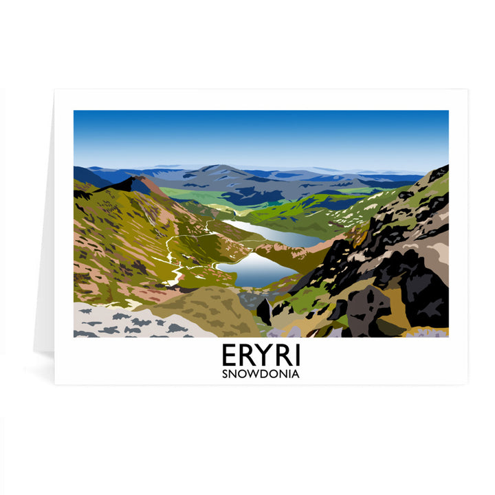 Eryri, Snowdonia, Wales Greeting Card 7x5