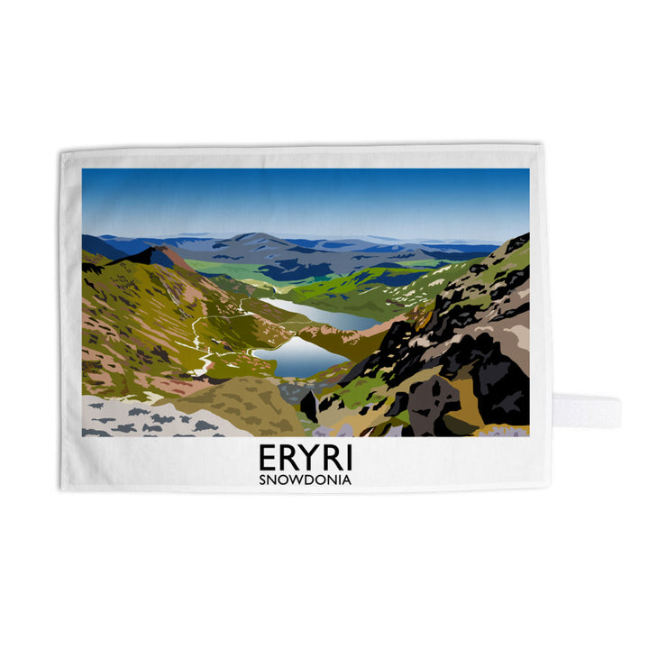 Eryri, Snowdonia, Wales Tea Towel