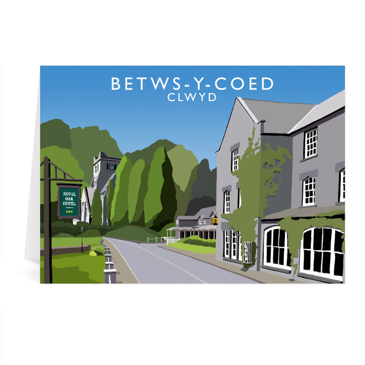 Betws-Y-Coed, Clwyd, Wales Greeting Card 7x5