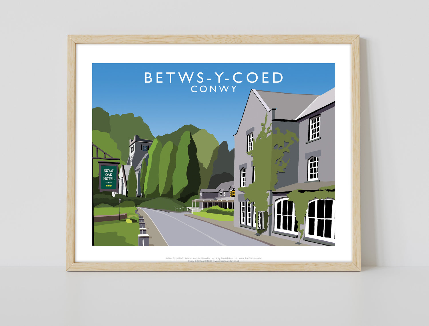 Betws-Y-Coed, Clwyd, Wales - Art Print