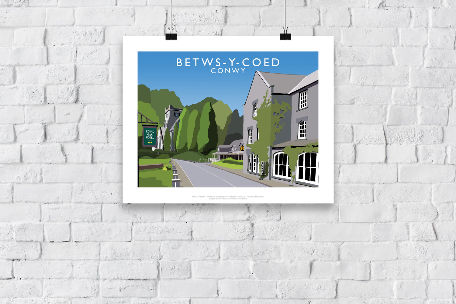 Betws-Y-Coed, Clwyd, Wales - Art Print