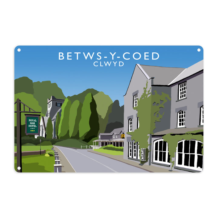Betws-Y-Coed, Clwyd, Wales Metal Sign