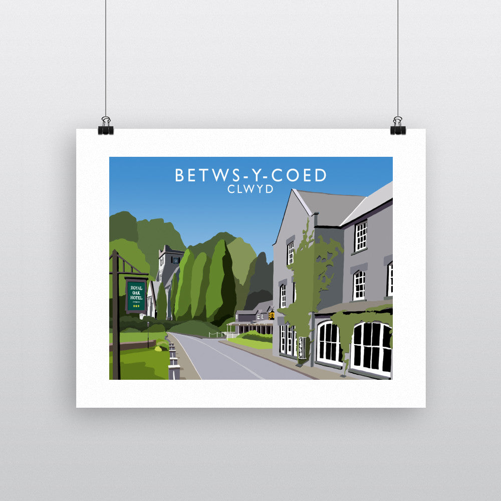 Betws-Y-Coed, Clwyd, Wales - Art Print