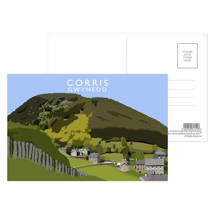Corris, Gwynedd, Wales Postcard Pack