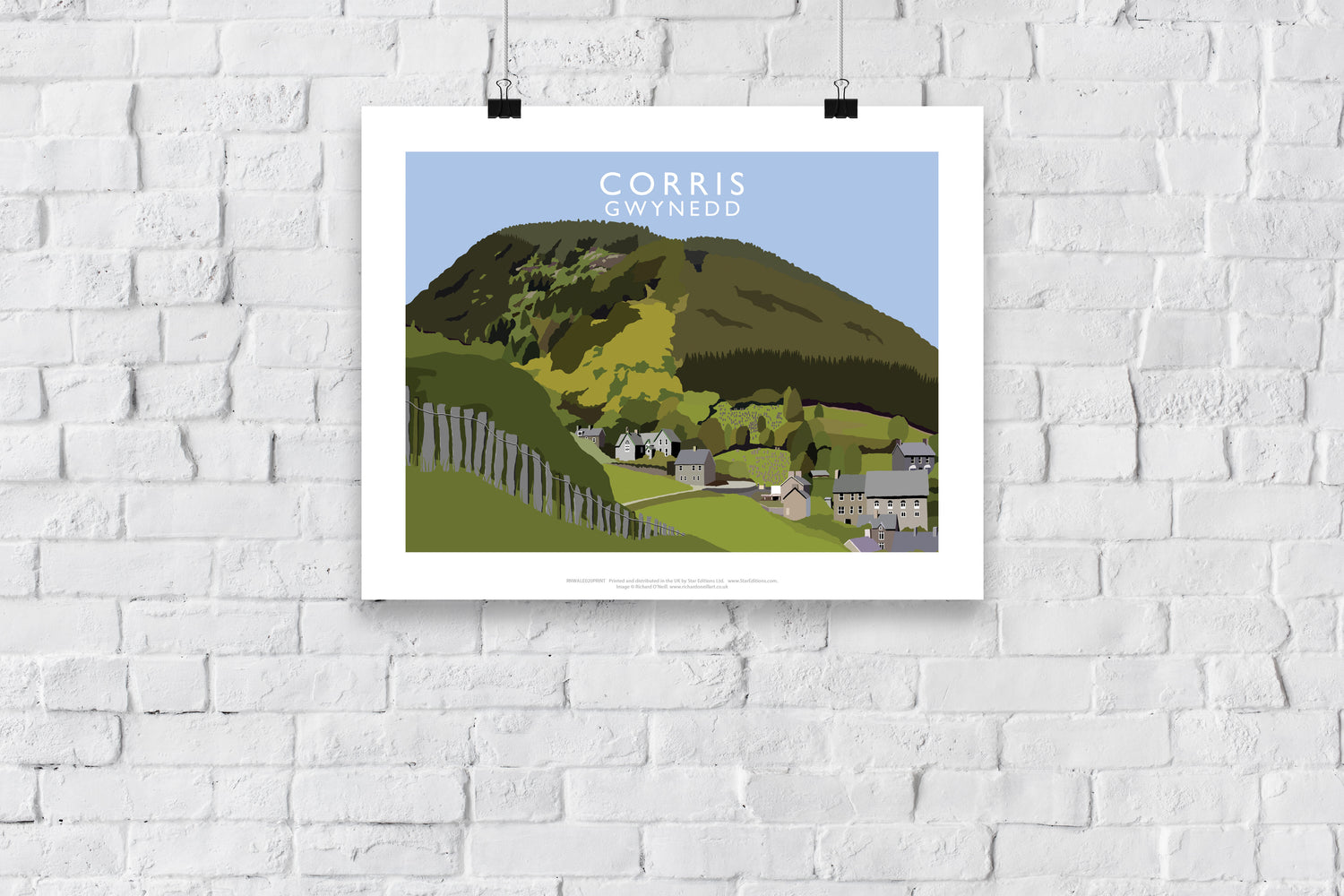 Corris, Gwynedd, Wales - Art Print