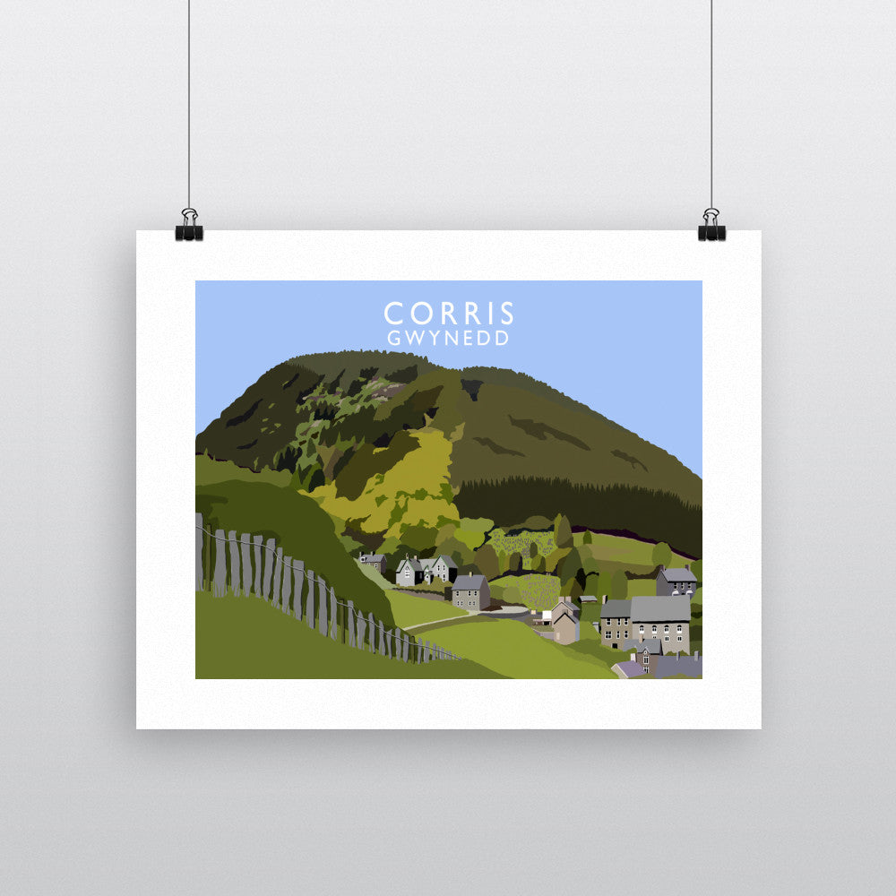 Corris, Gwynedd, Wales 90x120cm Fine Art Print