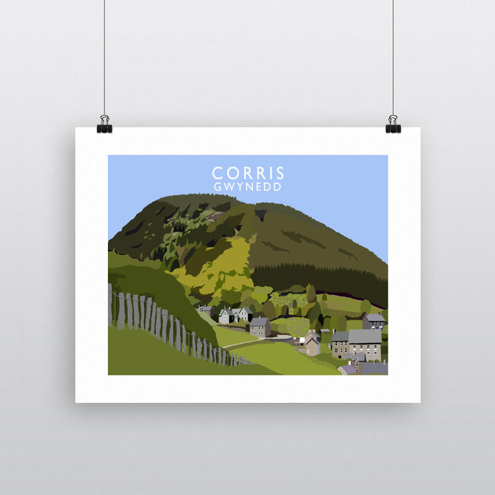 Corris, Gwynedd, Wales 90x120cm Fine Art Print