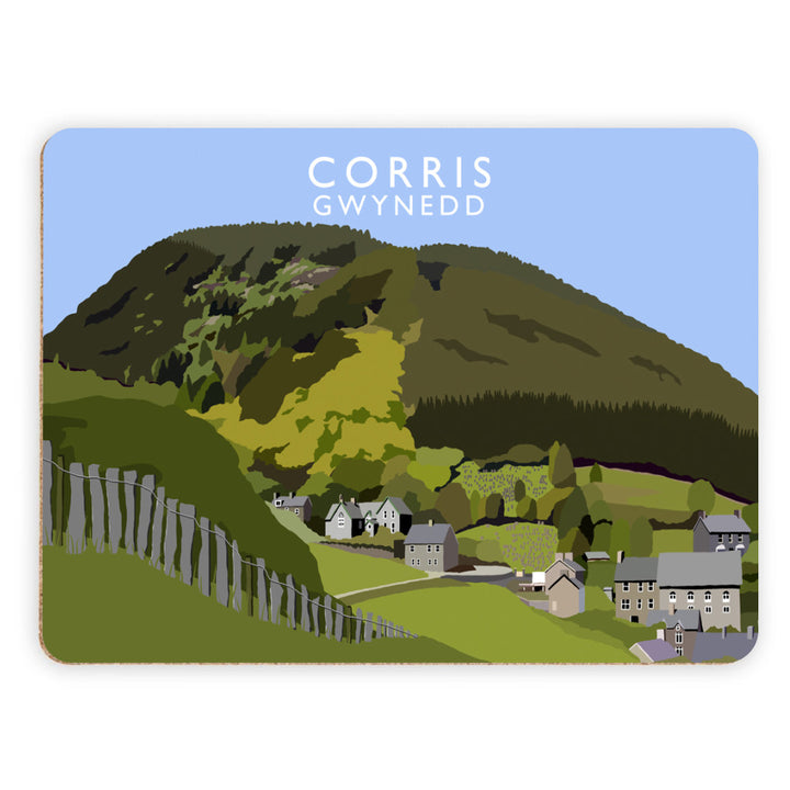 Corris, Gwynedd, Wales Placemat