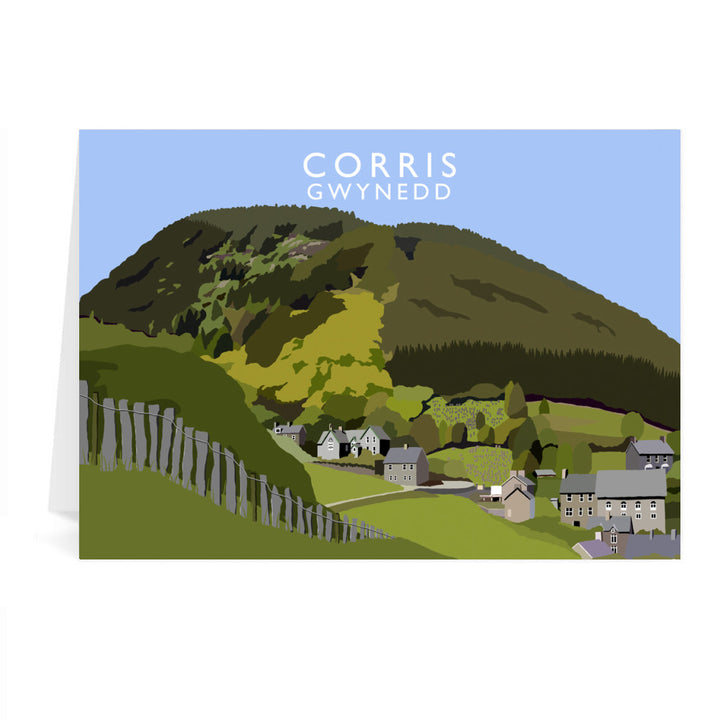 Corris, Gwynedd, Wales Greeting Card 7x5