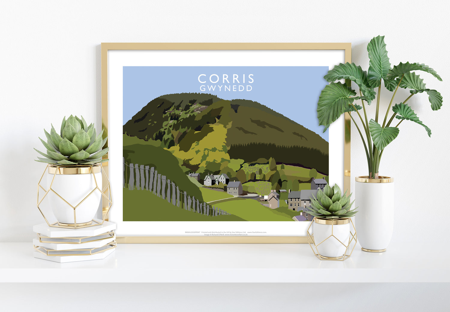 Corris, Gwynedd, Wales - Art Print