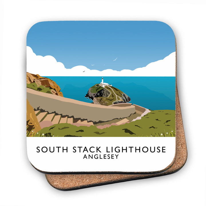 South Stack Lighthouse, Anglesey, Wales MDF Coaster