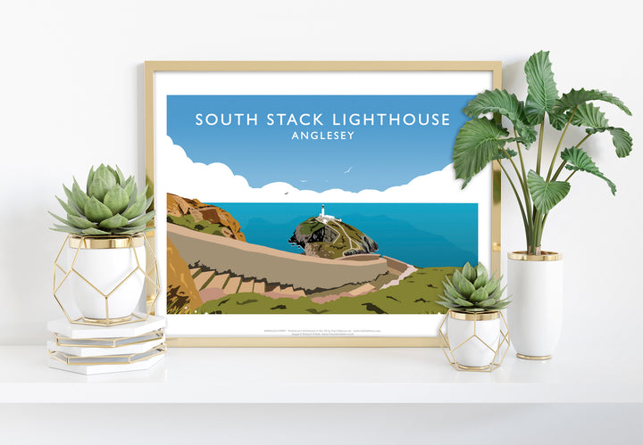 South Stack Lighthouse, Anglesey, Wales - Art Print