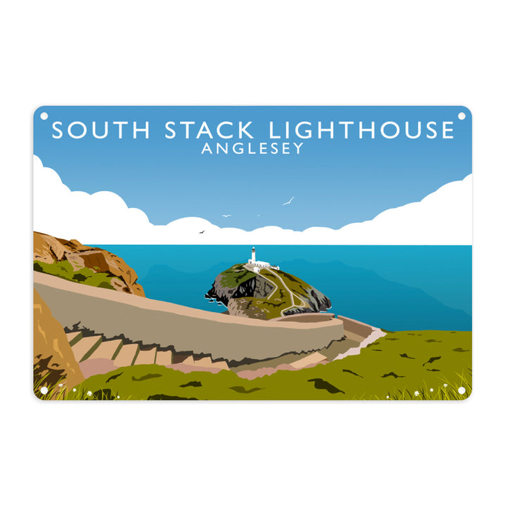 South Stack Lighthouse, Anglesey, Wales Metal Sign
