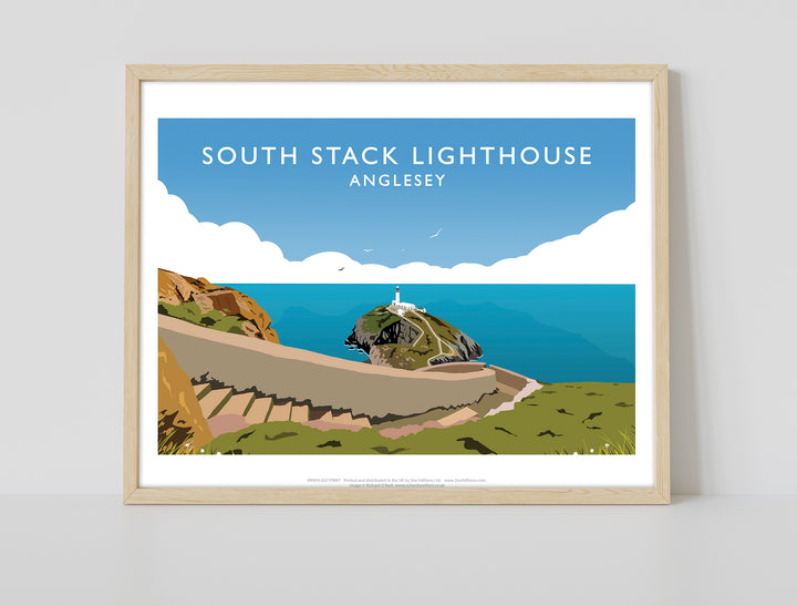 South Stack Lighthouse, Anglesey, Wales - Art Print