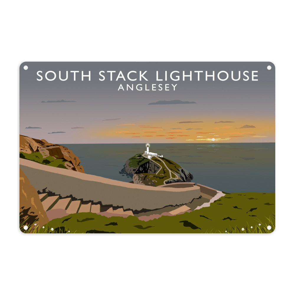 South Stack Lighthouse, Anglesey, Wales Metal Sign