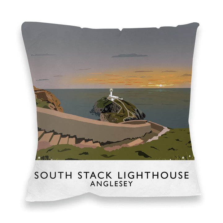 South Stack Lighthouse, Anglesey, Wales Fibre Filled Cushion