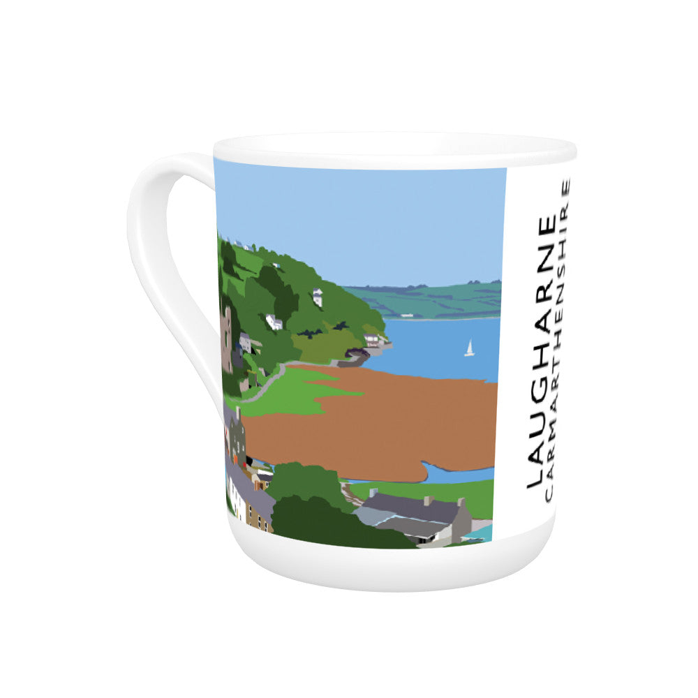 Laugharne, Carmarthenshire, Wales Bone China Mug