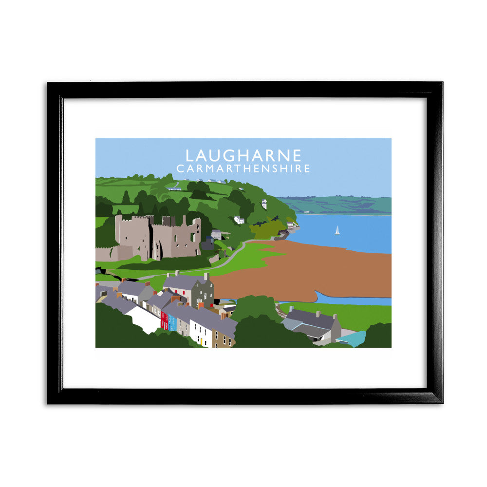 Laugharne, Carmarthenshire, Wales - Art Print