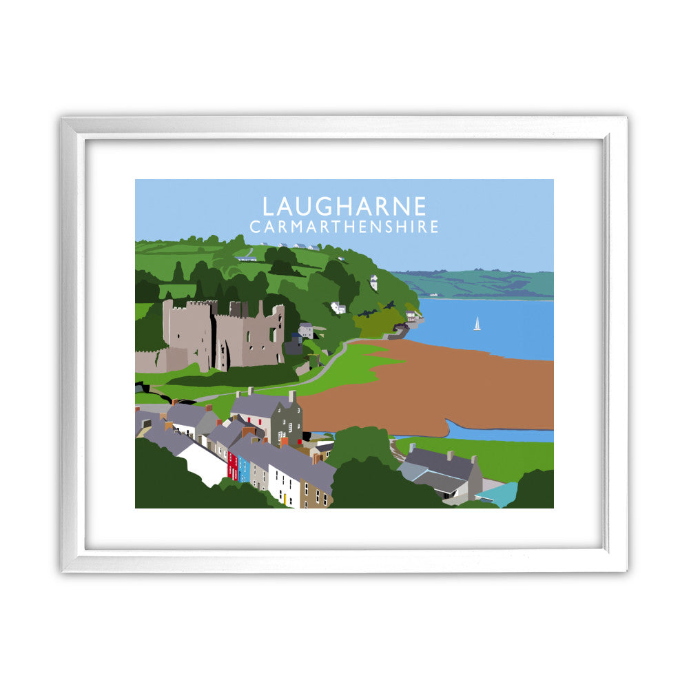 Laugharne, Carmarthenshire, Wales - Art Print