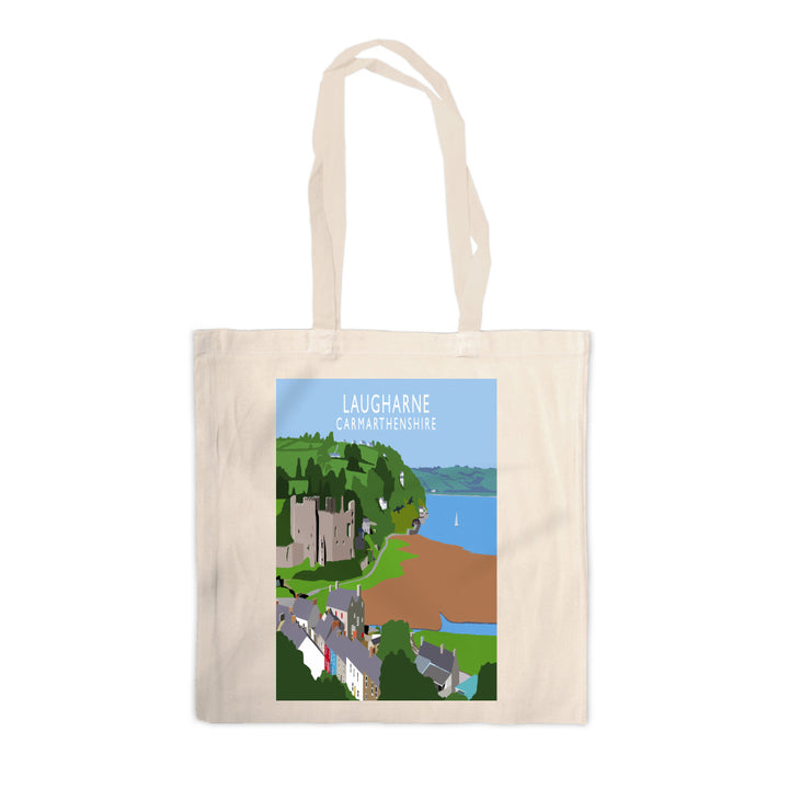 Laugharne, Carmarthenshire, Wales Canvas Tote Bag