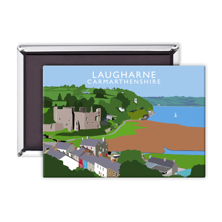 Laugharne, Carmarthenshire, Wales Magnet