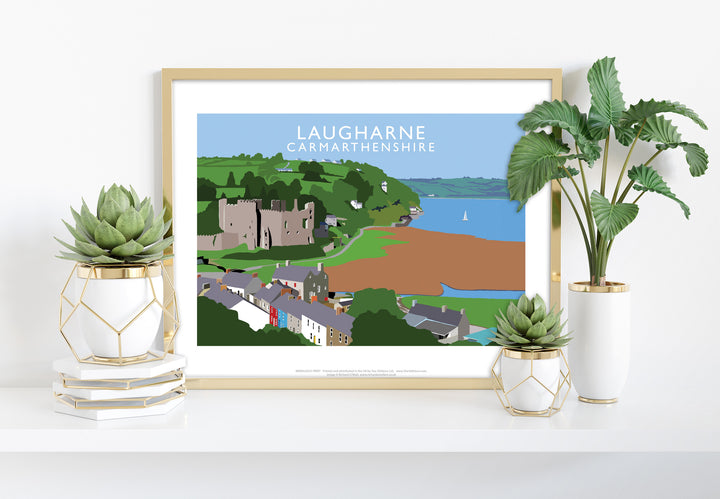 Laugharne, Carmarthenshire, Wales - Art Print