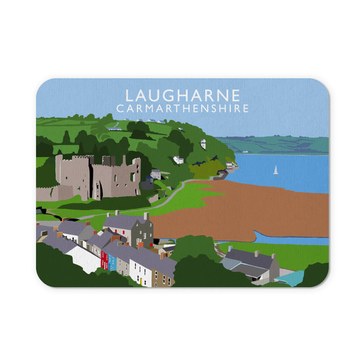 Laugharne, Carmarthenshire, Wales Mouse Mat