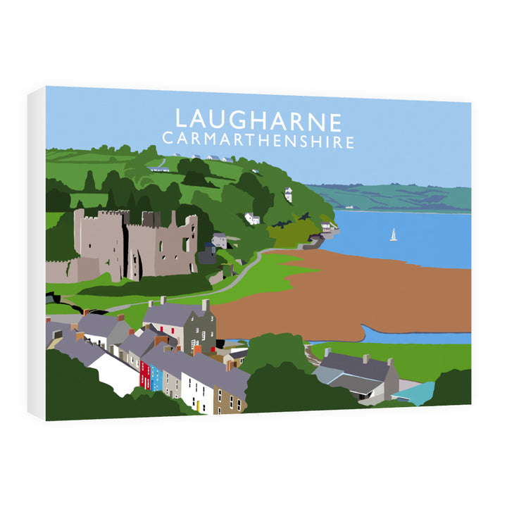Laugharne, Carmarthenshire, Wales 60cm x 80cm Canvas